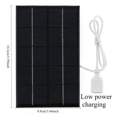 5W Portable Solar Panel Charger for Outdoors - InspiredGrabs.com